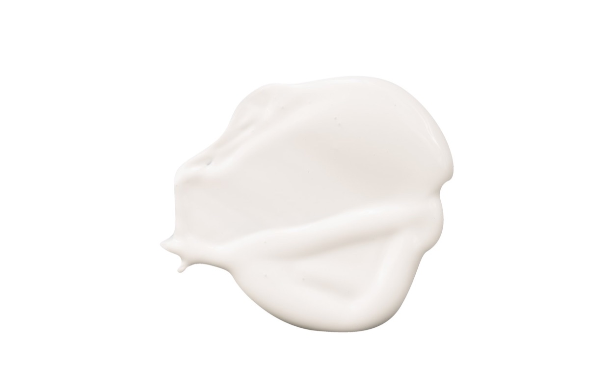 Cream texture smear