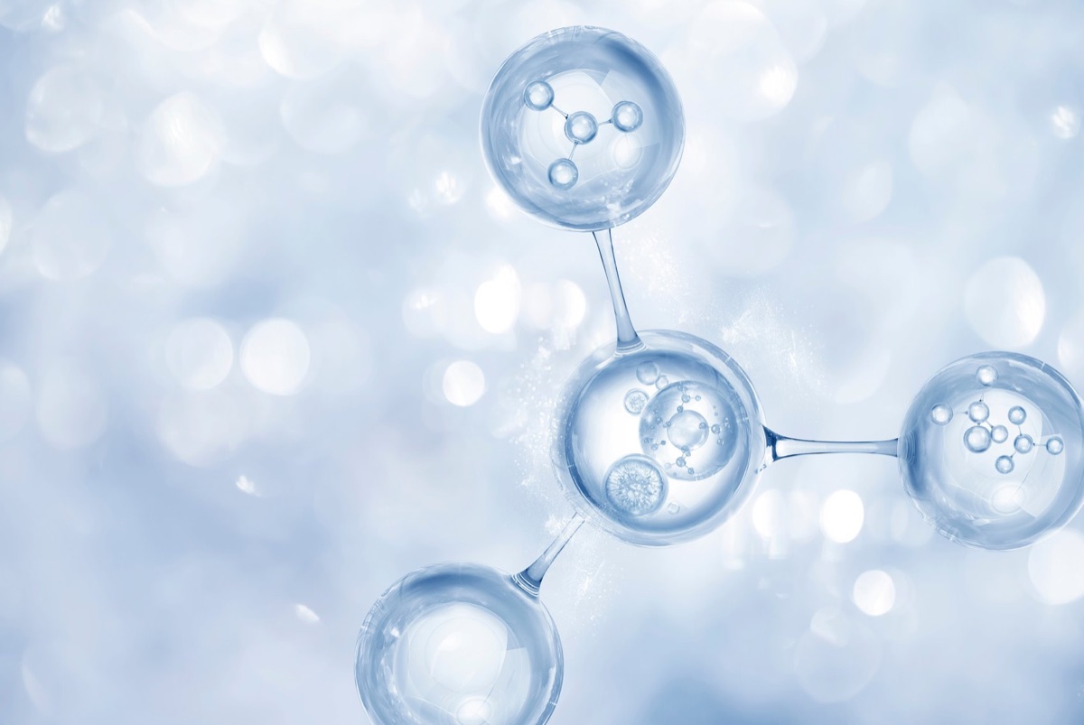Cool molecular hydration texture